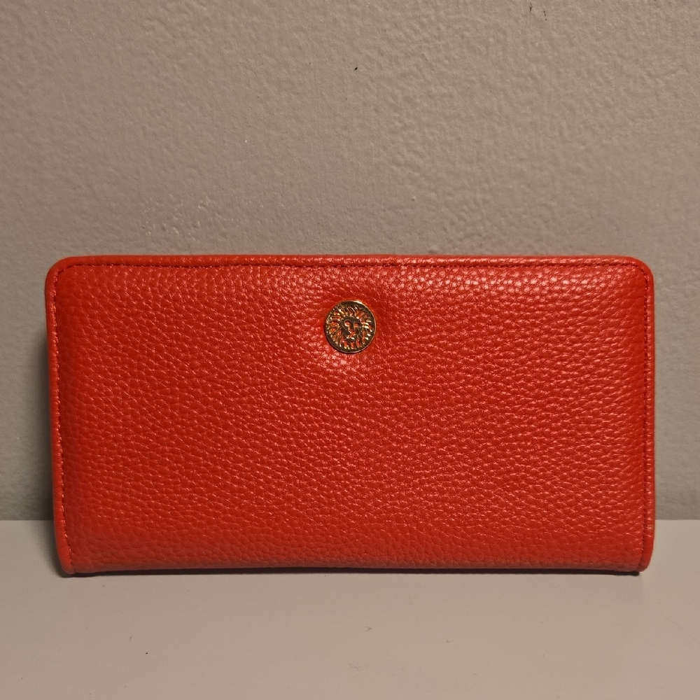 Anne Klein Red Leather Wallet